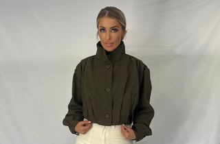 The Elevated Crop Mac Khaki