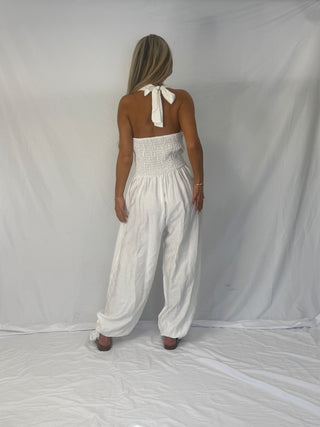 Dove White Jumpsuit