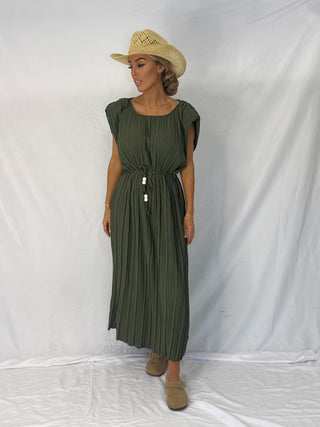 The Empress Dress Army Green