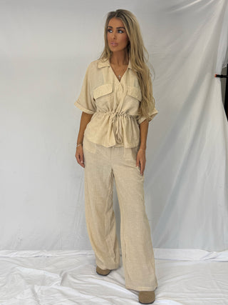 Serenity Beige Co Ord Pocket Set