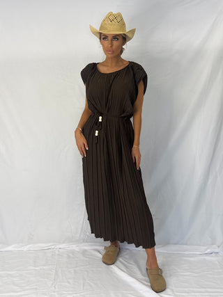The Empress Dress Brown