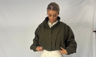 The Elevated Crop Mac Khaki
