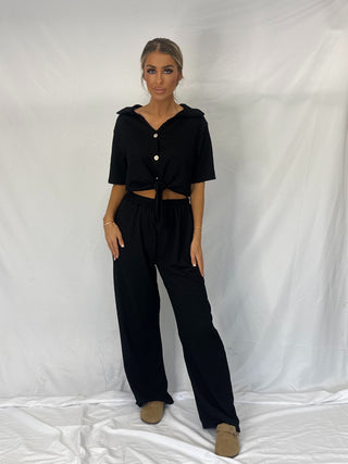 Soft Power Button Two Piece Set Black
