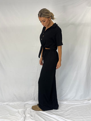 Soft Power Button Two Piece Set Black