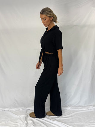 Soft Power Button Two Piece Set Black