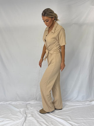 Soft Power Button Two Piece Set Beige