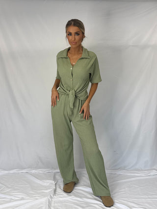 Soft Power Button Two Piece Set Green