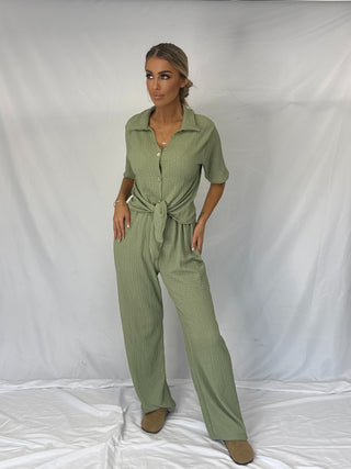 Soft Power Button Two Piece Set Green