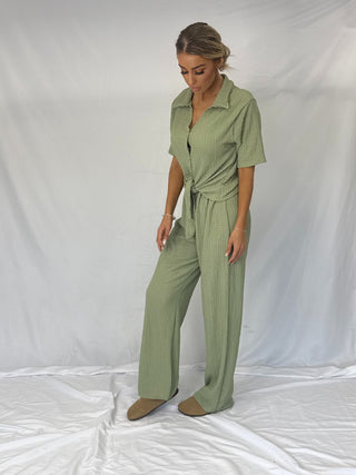 Soft Power Button Two Piece Set Green
