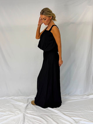 The Divine Linen Co Ord Set Black