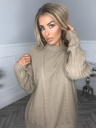 Milk and Honey Beige Knit Set