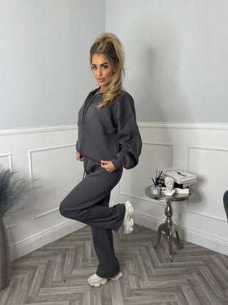 Cinder Cozy Tracksuit  Charcoal Grey