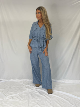 Serenity Blue Co Ord Pocket Set