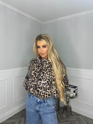 Daring D leopard puffer