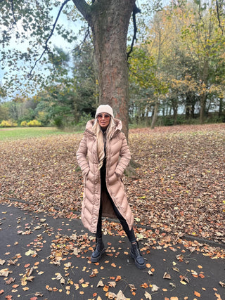 Penny padded coat - Beige