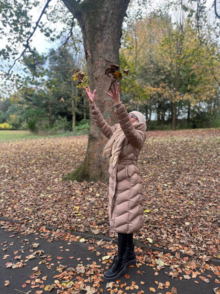 Penny padded coat - Beige