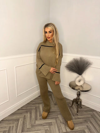 Heaven knitted lounge wear - Mocha