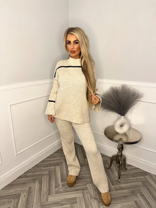 Heaven knitted lounge wear - cream