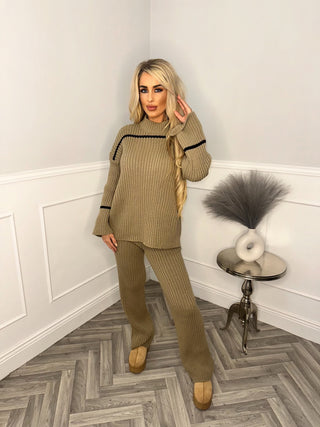 Heaven knitted lounge wear - Mocha