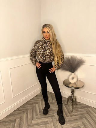 Daring D leopard puffer